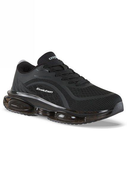 Tenis Running Lumo Negro-Negro Croydon Para Mujer