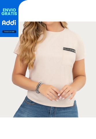 Blusa Francia Beige Para Mujer Croydon Croydon