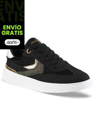Tenis Urbanos Billie Negro Croydon Para Mujer Croydon