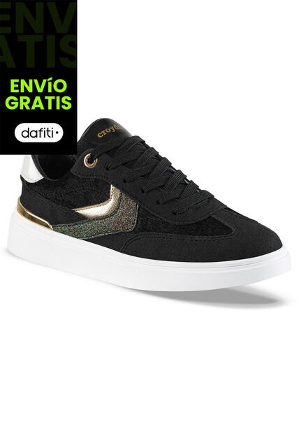 Tenis Urbanos Billie Negro Croydon Para Mujer