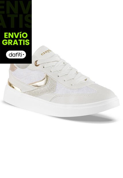 Tenis Urbanos Billie Blanco Croydon Para Mujer