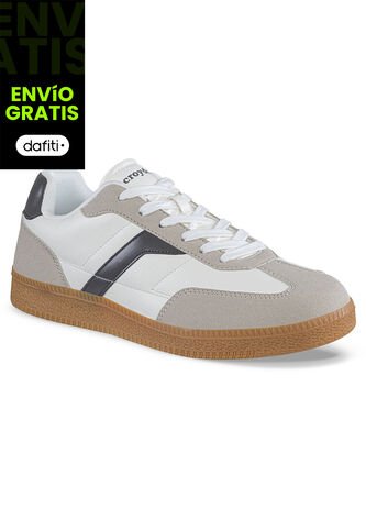 Tenis Casuales Ilor Beige-Gris Croydon Para Hombre Croydon