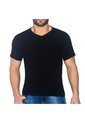 Camiseta Cuello V Negro Para Hombre Croydon de Croydon