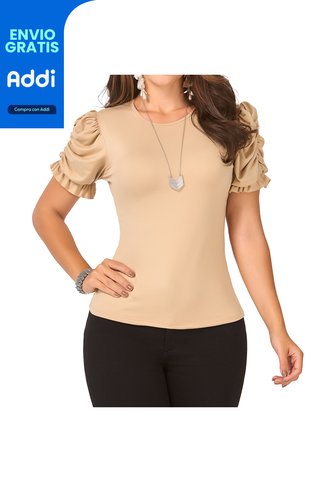 Blusa Xiana Camel Para Mujer Croydon Croydon