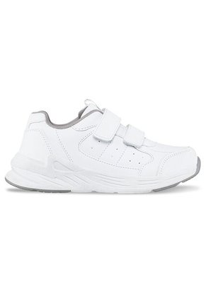 Tenis Colegio Neril V Blanco-Gris Para Niño Y Niña Croydon