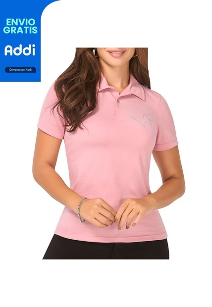 Blusa Polo Laura Rosa Para Mujer Croydon