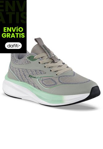 Tenis Running Naki Gris Croydon Para Mujer Croydon