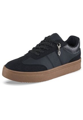 Tenis Husnia Negro Croydon Para Mujer