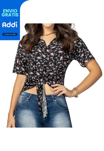 Blusa Aida Negro Para Mujer Croydon Croydon