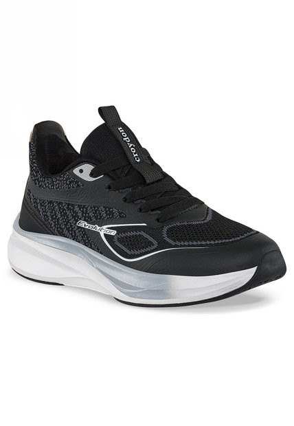 Tenis Running Naki Negro-Gris Croydon Para Mujer