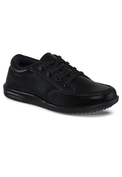 Zapatos Escolares Bagglia Negro Para Niño Croydon