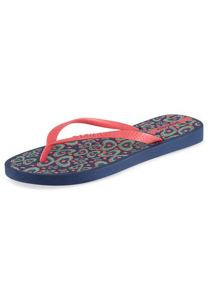 Sandalias Monarca Coral-Azul Para Mujer Croydon
