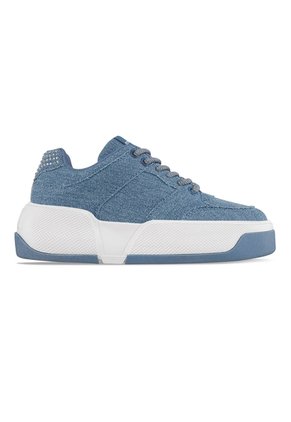 Tenis Casuales Laspo Azul Croydon Para Mujer