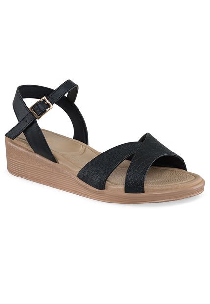 Sandalias Tacón Anna Negro Para Mujer Croydon