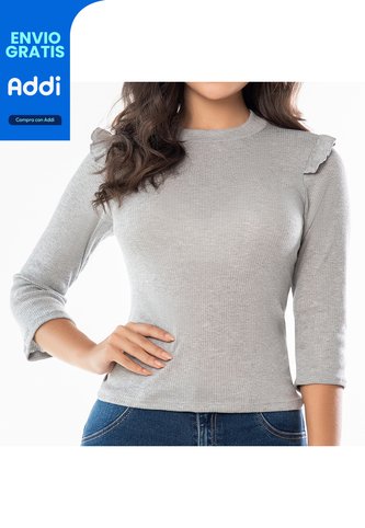 Blusa Malory Gris Para Mujer Croydon Croydon