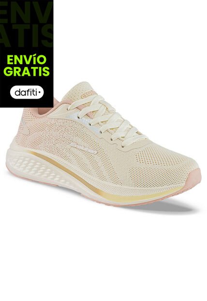 Tenis Running Zelar Beige Croydon Para Mujer