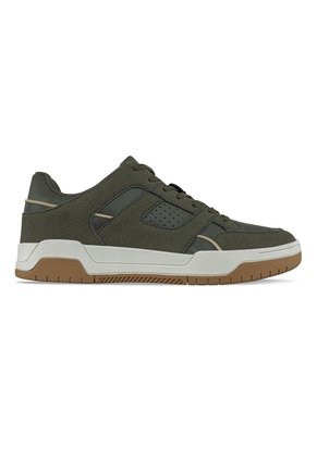 Tenis Urbanos Qabar Verde Osc Croydon Para Hombre