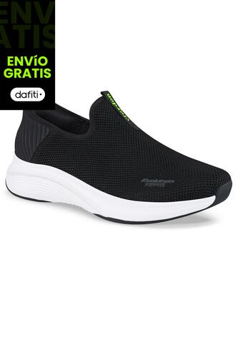 Tenis Para Caminar Temis Negro-Blanco Croydon Para Hombre Croydon