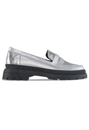 Mocasines Lyrica Plata Croydon Para Mujer