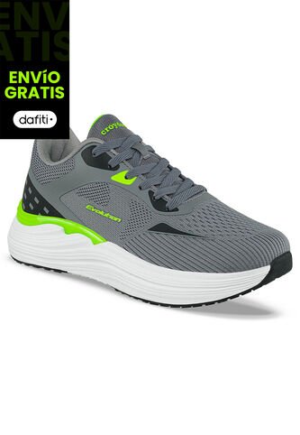 Tenis Running Goder Gris Croydon Para Hombre Croydon