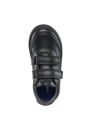 Tenis Colegio Roblo Velcro Negro Para Niño Y Niña Croydon