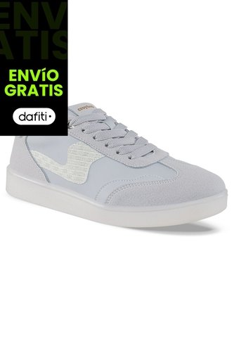 Tenis Urbanos Brendha Gris-Plata Croydon Para Mujer Croydon