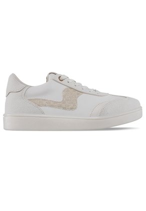 Tenis Urbanos Brendha Beige-Oro Croydon Para Mujer
