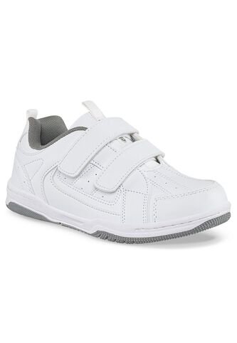 Tenis Colegio Leine V Blanco-Gris Para Niño Y Niña Croydon Croydon