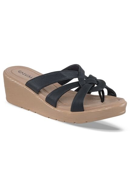 Sandalias Tacón Kamelia Negro Para Mujer Croydon