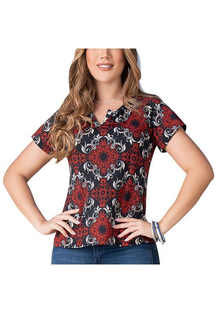 Blusa Leidy Rojo Para Mujer Croydon