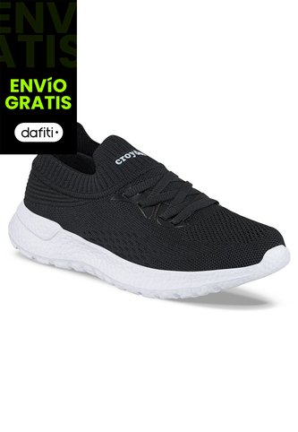 Tenis Para Caminar Azaley Negro Croydon Para Mujer Croydon