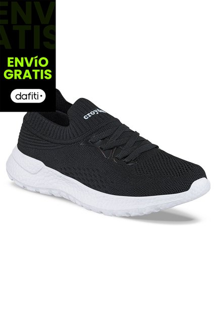 Tenis Para Caminar Azaley Negro Croydon Para Mujer