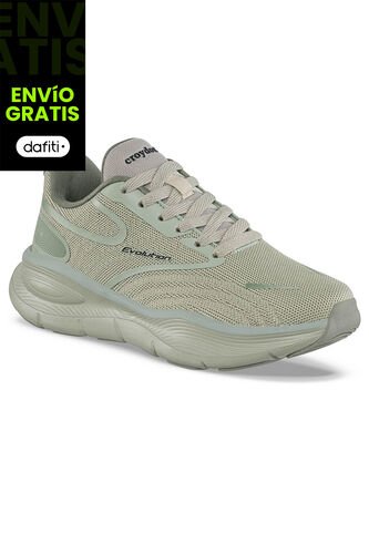 Tenis Running Potema Verde Croydon Para Mujer Croydon