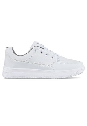 Tenis Colegio Shopir Pro C Blanco-Gris Para Niño Y Niña Croydon