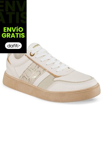 Tenis Urbanos Rhanda Beige Croydon Para Mujer Croydon
