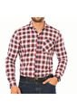 Camisa Julian Rojo Para Hombre Croydon de Croydon