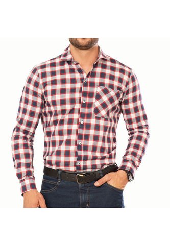 Camisa Julian Rojo Para Hombre Croydon Croydon
