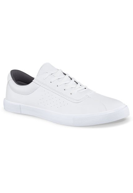 Zapatos Colegio Maltes Colegial Blanco Para Niño Y Niña Croydon