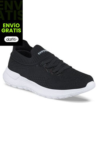 Tenis Para Caminar Azaley Negro Croydon Para Mujer Croydon