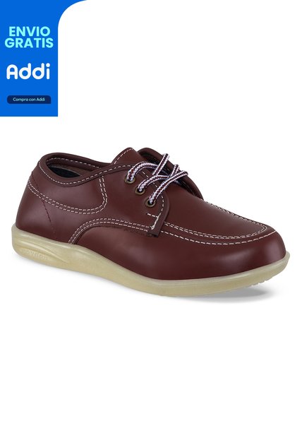 Zapatos Escolares Bachiller Rojo Para Niña Croydon