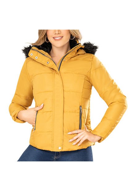 Chaqueta Paola Mostaza Para Mujer Croydon