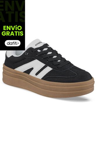 Tenis Urbanos Vintar Negro Croydon Para Mujer Croydon