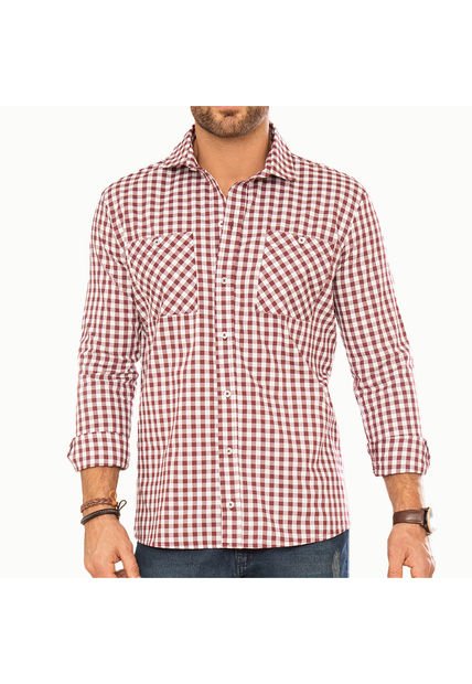 Camisa Juan Vino Para Hombre Croydon