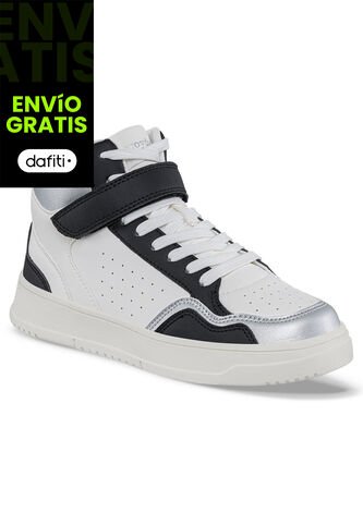 Tenis Urbanos Dynexa Blanco-Negro Croydon Para Mujer Croydon