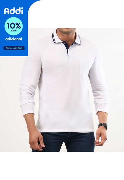 Camibuzo Polo Andres Blan T.Ll Blanco Para Hombre Croydon