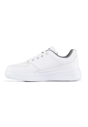 Tenis Colegio Shopir C Blanco-Gris Para Niño Y Niña Croydon