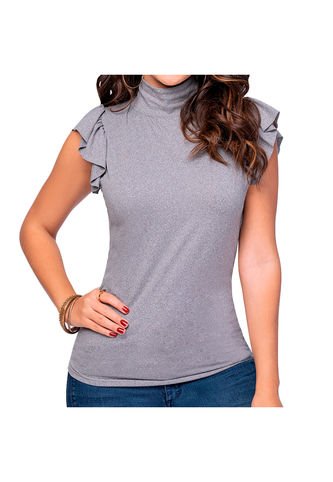 Blusa Zahara Gris Para Mujer Croydon Croydon