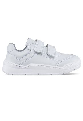 Tenis Colegio Roblo Velcro Blanco Para Niño Y Niña Croydon