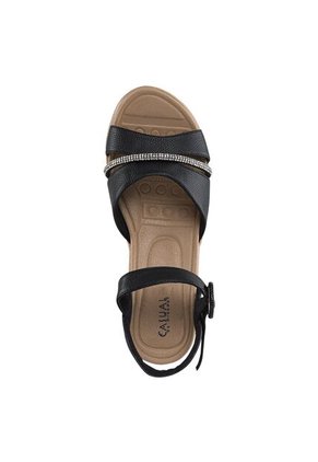 Sandalias Tacón Genoveva Negro Croydon Para Mujer
