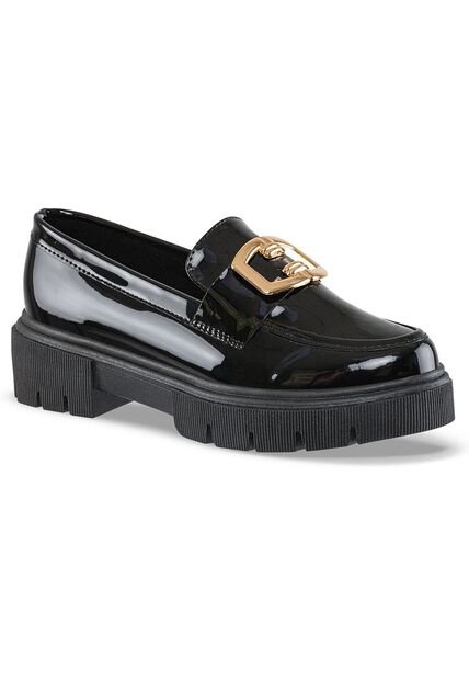 Mocasines Yustin Negro Croydon Para Mujer
